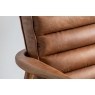 Gallery Direct Datsun Vintage Brown Leather Armchair Gallery Direct Datsun Vintage Brown Leather Armchair