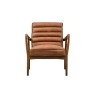 Gallery Direct Datsun Vintage Brown Leather Armchair Gallery Direct Datsun Vintage Brown Leather Armchair