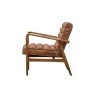Gallery Direct Datsun Vintage Brown Leather Armchair Gallery Direct Datsun Vintage Brown Leather Armchair