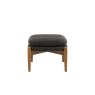 Gallery Direct Datsun Charcoal Boucle Fabric Footstool Gallery Direct Datsun Charcoal Boucle Fabric Footstool