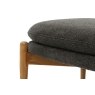 Gallery Direct Datsun Charcoal Boucle Fabric Footstool Gallery Direct Datsun Charcoal Boucle Fabric Footstool