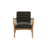 Gallery Direct Datsun Charcoal Boucle Fabric Armchair