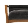 Gallery Direct Datsun Charcoal Boucle Fabric Armchair Gallery Direct Datsun Charcoal Boucle Fabric Armchair