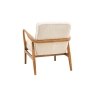 Gallery Direct Datsun Cream Sheepskin Fabric Armchair Gallery Direct Datsun Cream Sheepskin Fabric Armchair