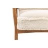 Gallery Direct Datsun Cream Sheepskin Fabric Armchair Gallery Direct Datsun Cream Sheepskin Fabric Armchair