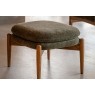 Gallery Direct Datsun Green Boucle Fabric Footstool