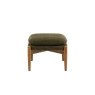 Gallery Direct Datsun Green Boucle Fabric Footstool Gallery Direct Datsun Green Boucle Fabric Footstool