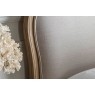 Gallery Direct Chic Weathered Linen Upholstered Bed Frame Gallery Direct Chic Weathered Linen Upholstered Bed Frame