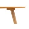 Gallery Direct Hatfield Natural Oak 80cm Small Triangular Dining Table Gallery Direct Hatfield Natural Oak 80cm Small Triangular Dining Table
