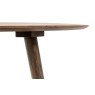 Gallery Direct Hatfield Smoked Oak 110cm Round Dining Table Gallery Direct Hatfield Smoked Oak 110cm Round Dining Table