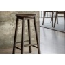 Gallery Direct Hatfield Smoked Oak Stool Gallery Direct Hatfield Smoked Oak Stool