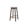 Gallery Direct Hatfield Smoked Oak Stool Gallery Direct Hatfield Smoked Oak Stool