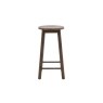 Gallery Direct Hatfield Smoked Oak Stool Gallery Direct Hatfield Smoked Oak Stool