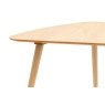 Gallery Direct Hatfield Natural Oak 80cm Small Triangular Dining Table Set & x2 Chairs Gallery Direct Hatfield Natural Oak 80cm Small Triangular Dining Table Set & x2 Chairs