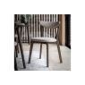 Gallery Direct Hatfield Smoked Oak 80cm Small Triangular Dining Table Set & x2 Chairs Gallery Direct Hatfield Smoked Oak 80cm Small Triangular Dining Table Set & x2 Chairs