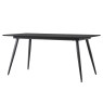 Gallery Direct Astley 160cm Black Oak Dining Table Gallery Direct Astley 160cm Black Oak Dining Table