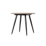 Gallery Direct Astley 90cm Round Oak Dining Table