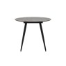 Gallery Direct Astley 90cm Round Black Oak Dining Table Gallery Direct Astley 90cm Round Black Oak Dining Table