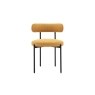 Gallery Direct Aveley Set of 2 Ochre Boucle Dining Chairs Gallery Direct Aveley Set of 2 Ochre Boucle Dining Chairs
