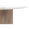 Gallery Direct Marmo Mango Wood Round Dining Table with Marble Top Gallery Direct Marmo Mango Wood Round Dining Table with Marble Top