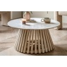 Gallery Direct Soho Mango Wood Coffee Table with Marble Top Gallery Direct Soho Mango Wood Coffee Table with Marble Top