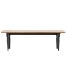 Gallery Direct Eton Painted Meteor Dining Bench Gallery Direct Eton Painted Meteor Dining Bench