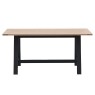 Gallery Direct Eton Painted Meteor 160cm Trestle Table Gallery Direct Eton Painted Meteor 160cm Trestle Table