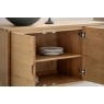 Gallery Direct Craft Natural Oak Large Sideboard Gallery Direct Craft Natural Oak Large Sideboard