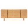 Gallery Direct Craft Natural Oak Large Sideboard Gallery Direct Craft Natural Oak Large Sideboard