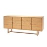 Gallery Direct Craft Natural Oak Large Sideboard Gallery Direct Craft Natural Oak Large Sideboard