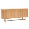 Gallery Direct Craft Natural Oak Large Sideboard Gallery Direct Craft Natural Oak Large Sideboard
