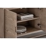Gallery Direct Craft Smoked Oak Large Sideboard Gallery Direct Craft Smoked Oak Large Sideboard