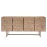 Gallery Direct Craft Smoked Oak Large Sideboard Gallery Direct Craft Smoked Oak Large Sideboard