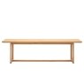 Gallery Direct Craft Natural Oak Dining Bench Gallery Direct Craft Natural Oak Dining Bench