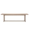 Gallery Direct Craft Smoked Oak Dining Bench Gallery Direct Craft Smoked Oak Dining Bench