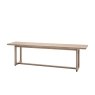 Gallery Direct Craft Smoked Oak Dining Bench Gallery Direct Craft Smoked Oak Dining Bench