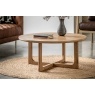 Gallery Direct Craft Natural Oak Round Coffee Table
