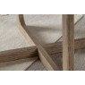 Gallery Direct Craft Smoked Oak Round Coffee Table Gallery Direct Craft Smoked Oak Round Coffee Table