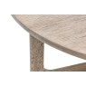 Gallery Direct Craft Smoked Oak Round Coffee Table Gallery Direct Craft Smoked Oak Round Coffee Table