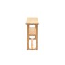 Gallery Direct Craft Natural Oak Console Table Gallery Direct Craft Natural Oak Console Table