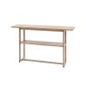 Gallery Direct Craft Smoked Oak Console Table Gallery Direct Craft Smoked Oak Console Table