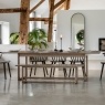 Gallery Direct Craft Smoked Oak Extending Dining Table Gallery Direct Craft Smoked Oak Extending Dining Table