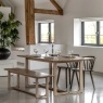 Gallery Direct Craft Smoked Oak Dining Table Gallery Direct Craft Smoked Oak Dining Table