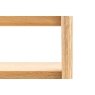 Gallery Direct Craft Natural Oak Large Open Display Unit Gallery Direct Craft Natural Oak Large Open Display Unit