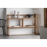 Gallery Direct Craft Natural Oak Small Open Display Unit