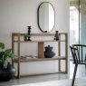 Gallery Direct Craft Smoked Oak Small Open Display Unit Gallery Direct Craft Smoked Oak Small Open Display Unit