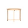 Gallery Direct Craft Natural Oak Folding Dining Table Gallery Direct Craft Natural Oak Folding Dining Table