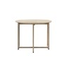 Gallery Direct Craft Smoked Oak Folding Dining Table Gallery Direct Craft Smoked Oak Folding Dining Table