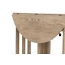 Gallery Direct Craft Smoked Oak Folding Dining Table Gallery Direct Craft Smoked Oak Folding Dining Table