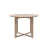 Gallery Direct Craft Smoked Oak Round Dining Table Set & 4 Chairs Gallery Direct Craft Smoked Oak Round Dining Table Set & 4 Chairs